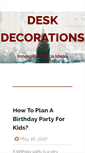 Mobile Screenshot of deskdecorations.com